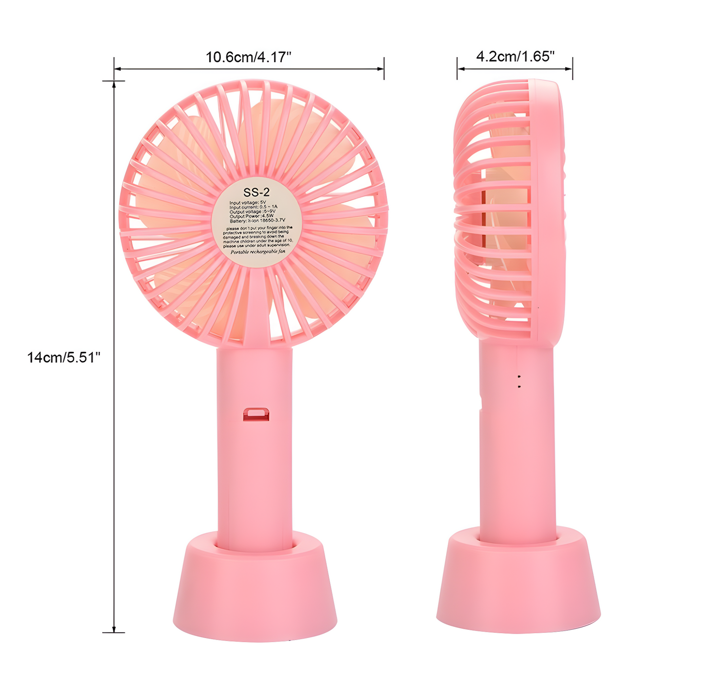 Portable Handheld Fan Mini USB Handheld Fan