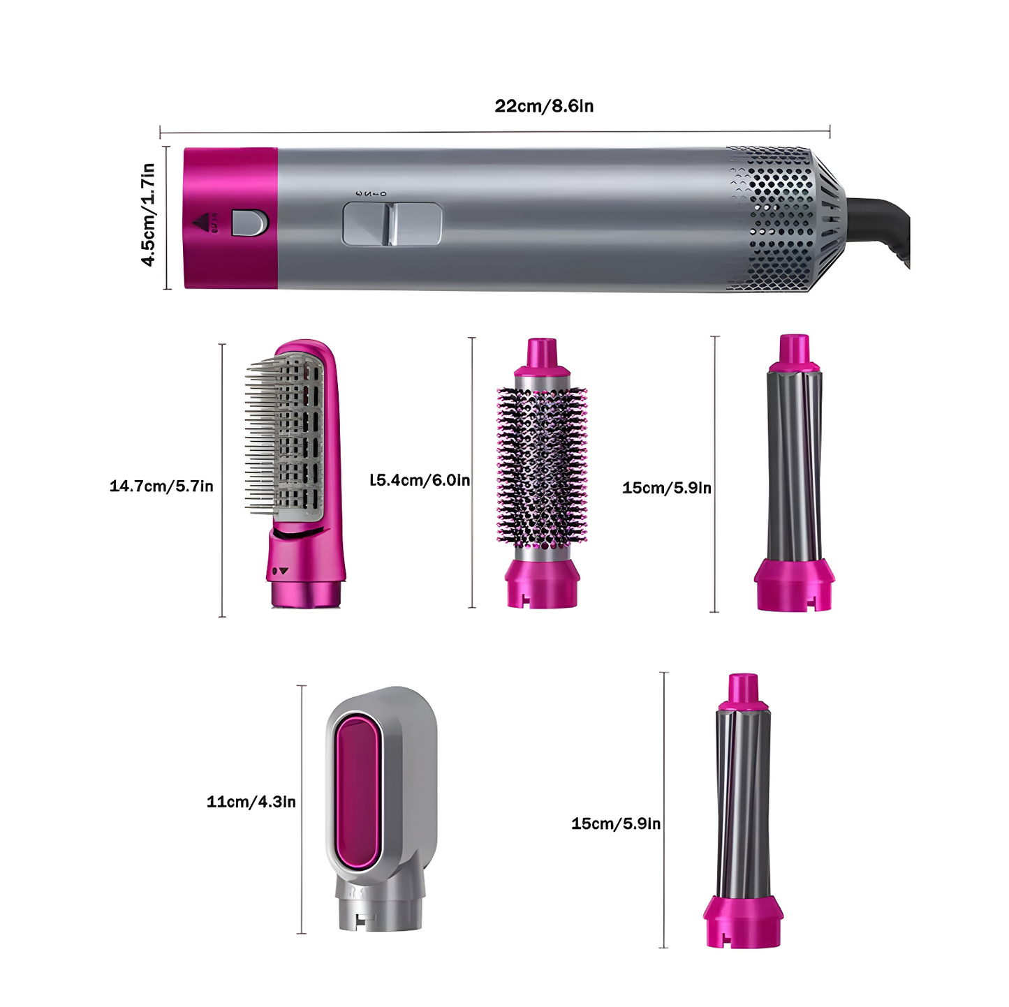 Hair Dryer 5-In-1 Multifunctional Styling Kit