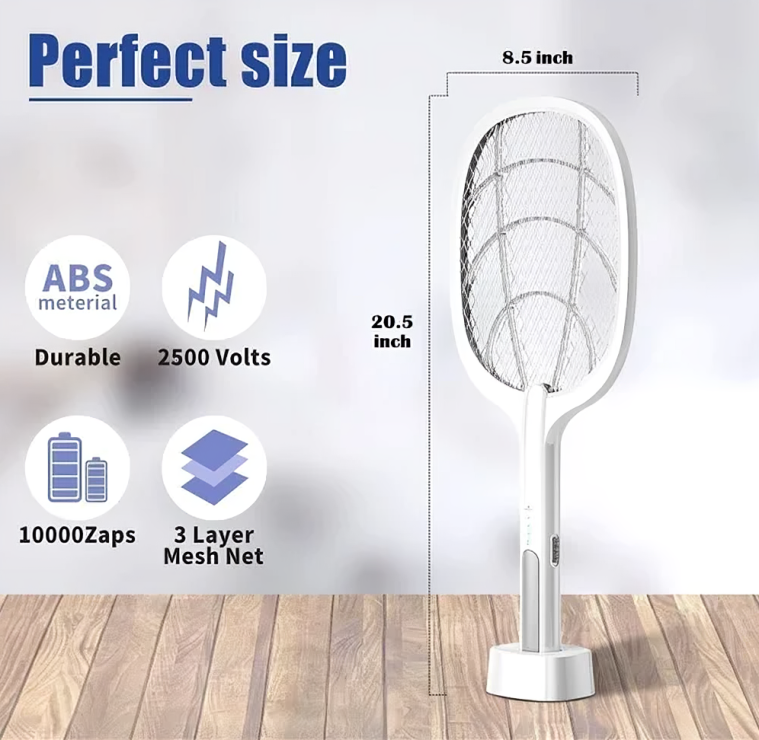 Electric Mosquito Killer Racket 2 in 1