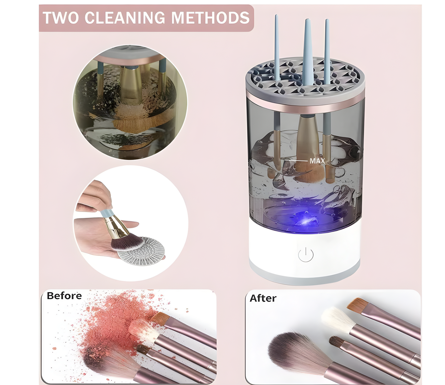 Automatic Electric Makeup Brush Cleaner