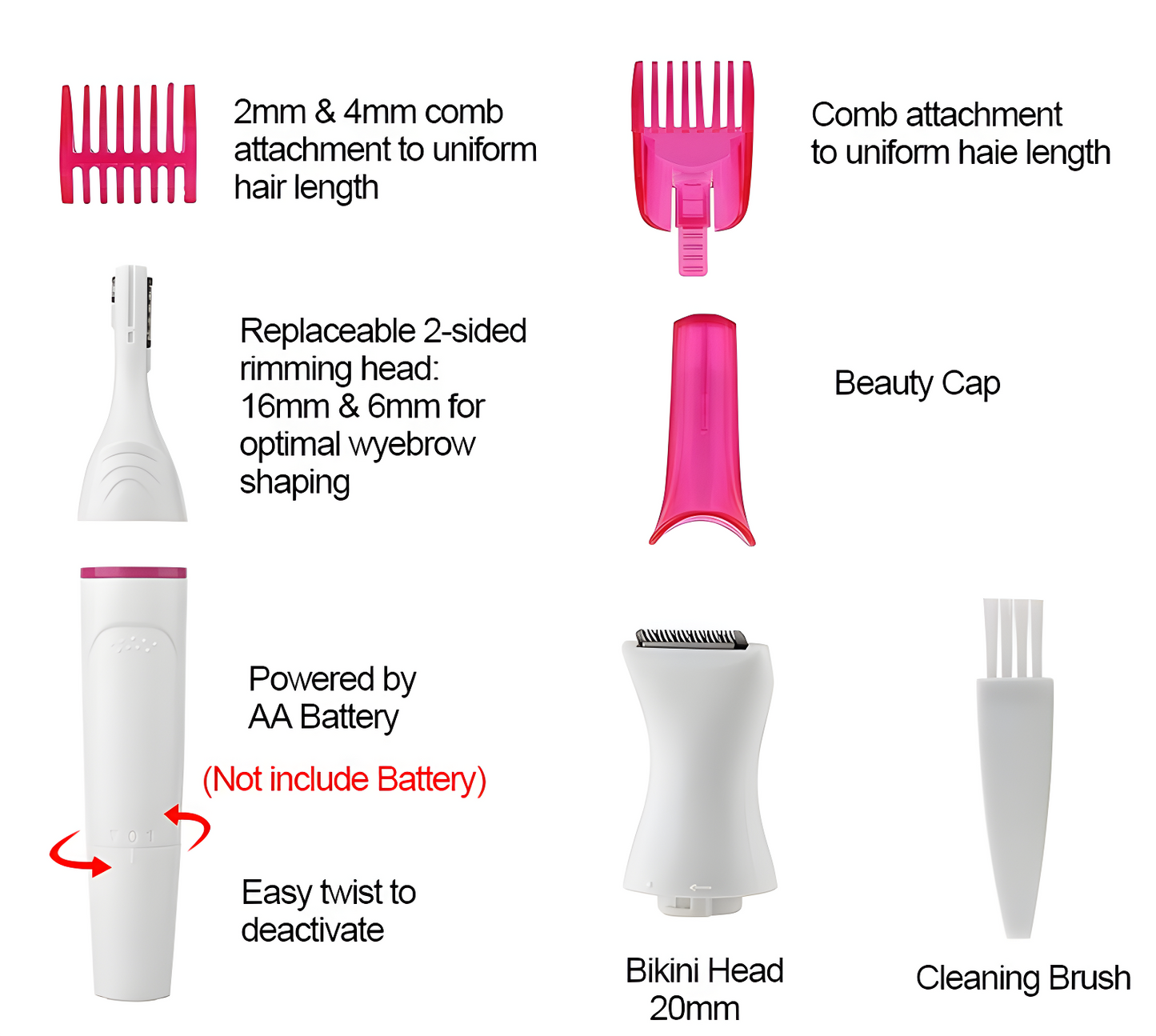 5 in 1 Trimmer For Women