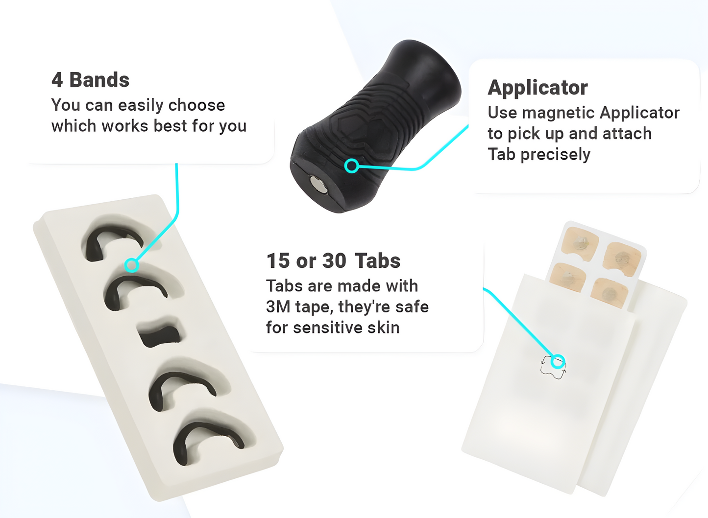 Magnetic Nose Strips, Nasal Dilator Starter Kit