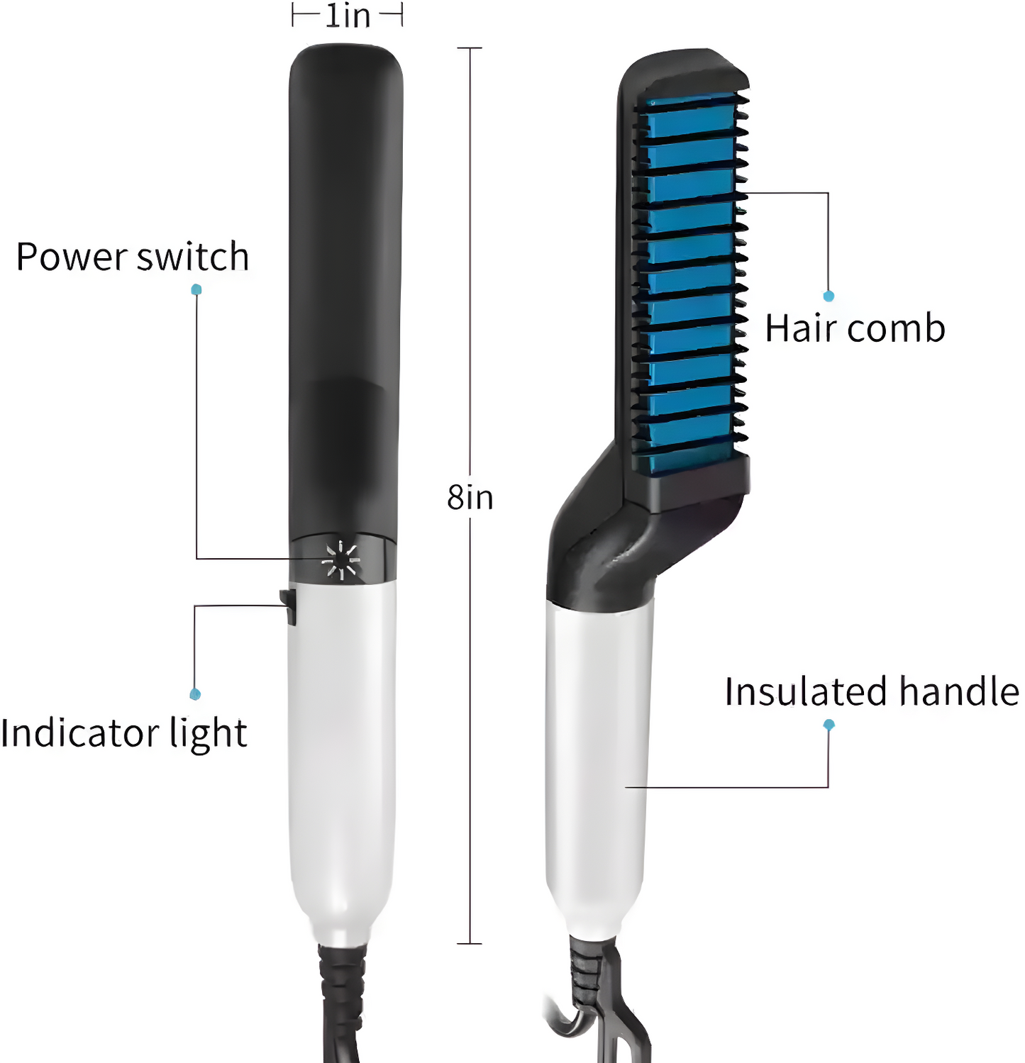 Hair & Beard Straightener Comb