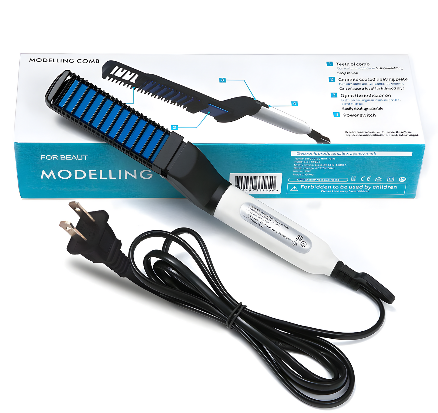 Hair & Beard Straightener Comb