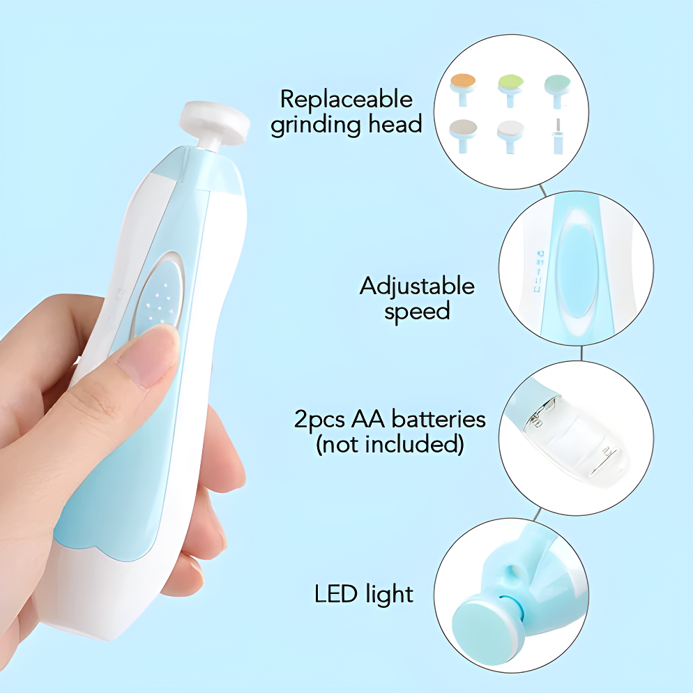 Electric Baby Nail Trimmer 6 In 1 Electric Nail Grinder