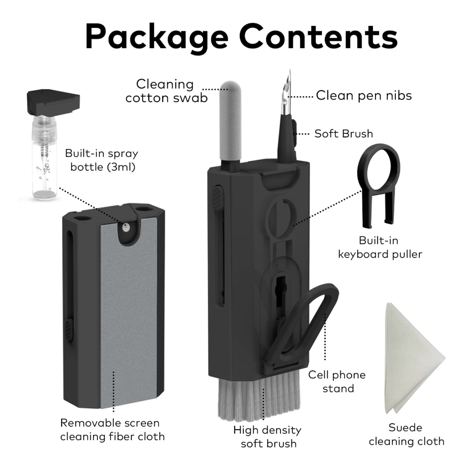 Multi Functional 8 in 1 Cleaning Kit
