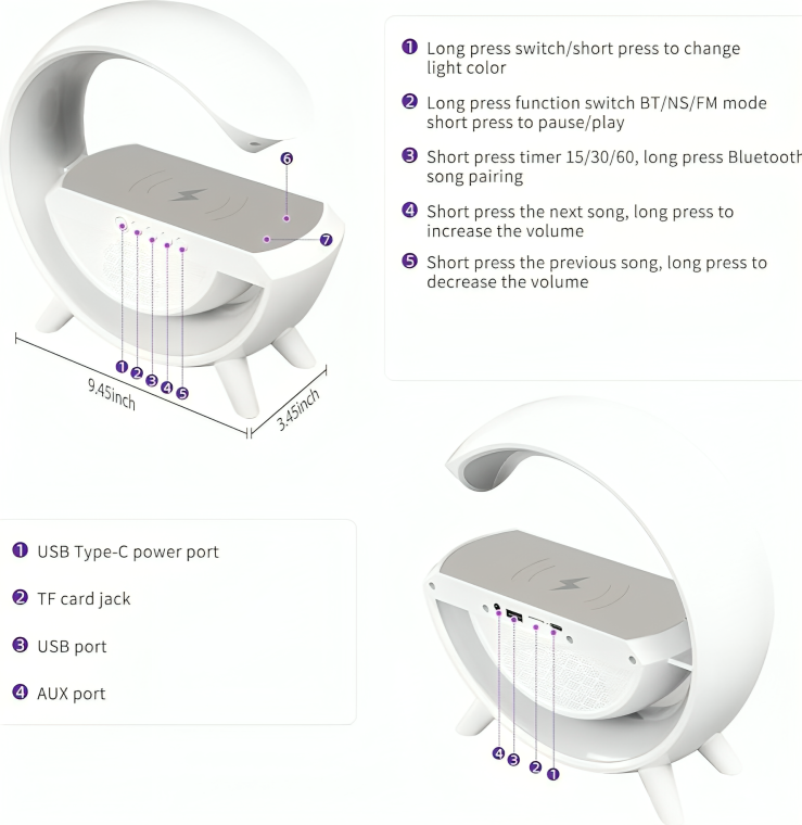 G-Lamp Pro 4-in-1 Smart Desk Companion