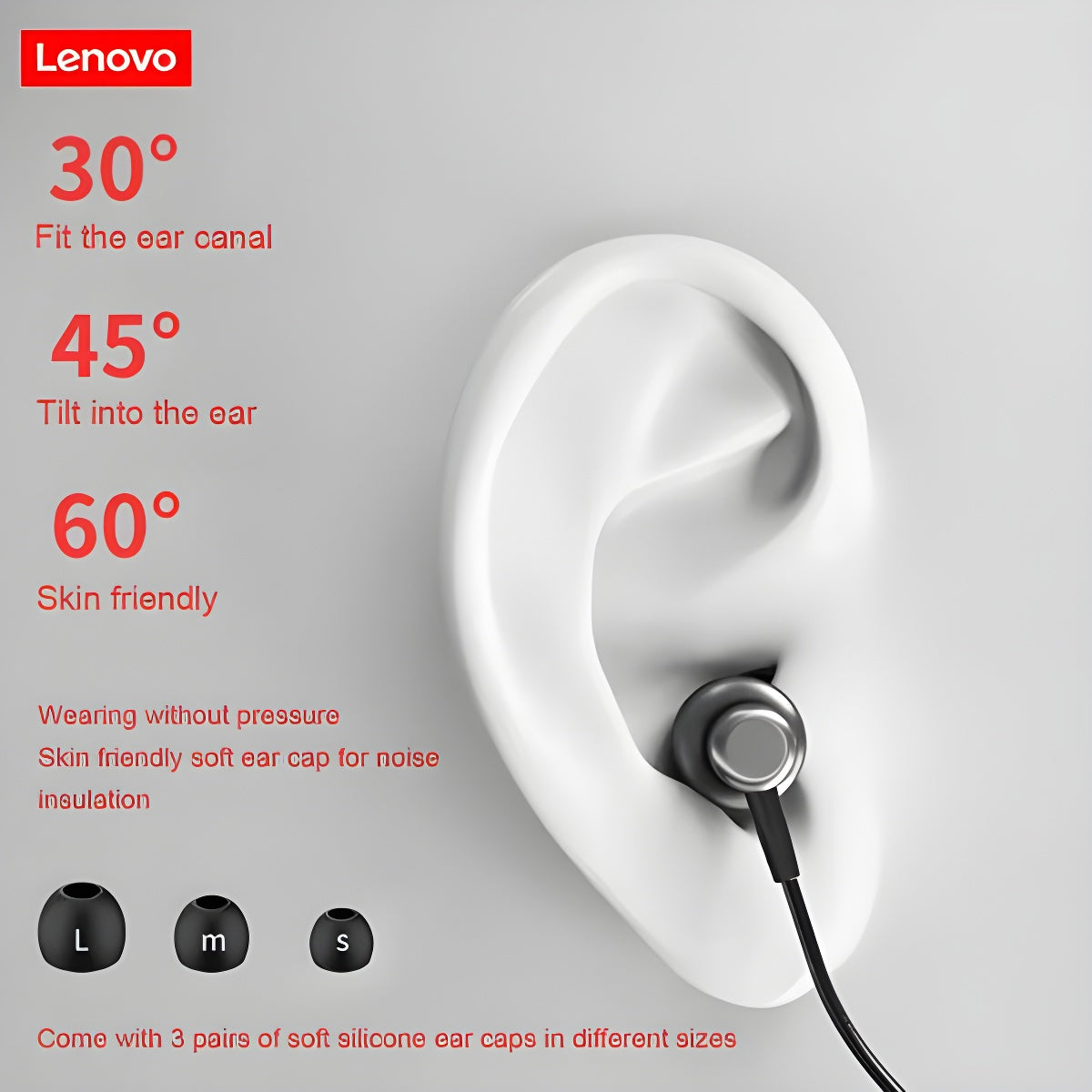 Lenovo Wireless Neckband Bluetooth Earphones
