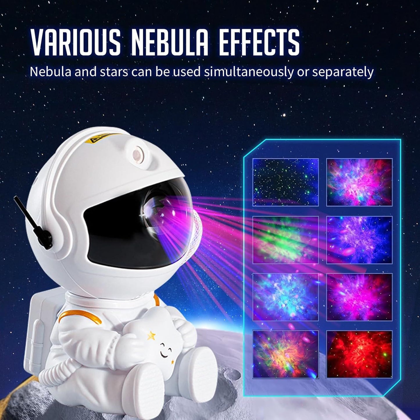 Astronaut Galaxy Nebula Light Projector