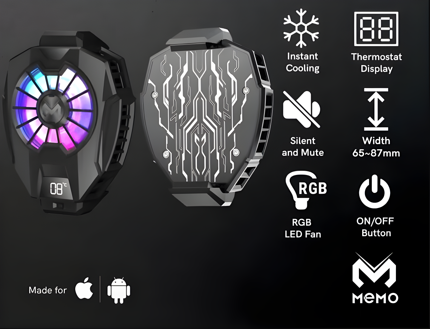 Memo DL-05 Cooling Fan