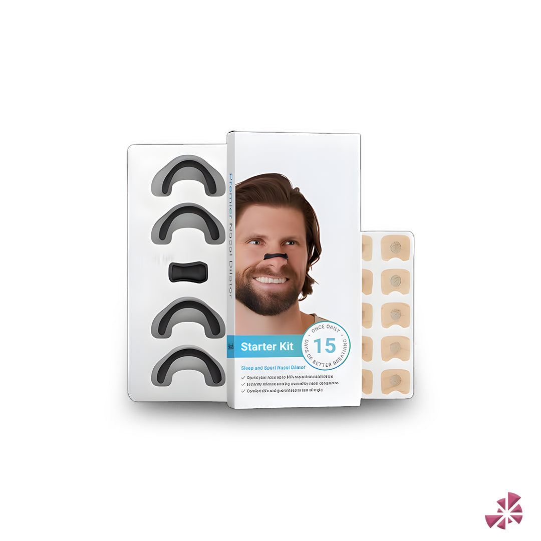 Magnetic Nose Strips, Nasal Dilator Starter Kit