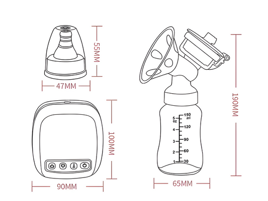150 ML Electric New Breast Pump BPA Free