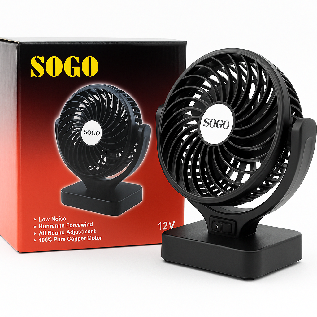 SOGO 12V Single Headed Fan