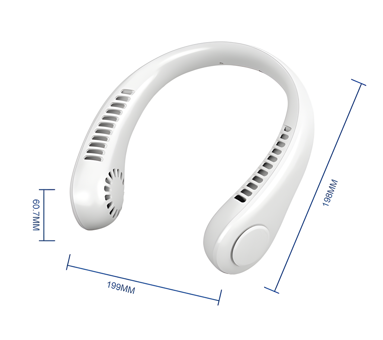 Portable Neck Fan Electric Wireless Cooling