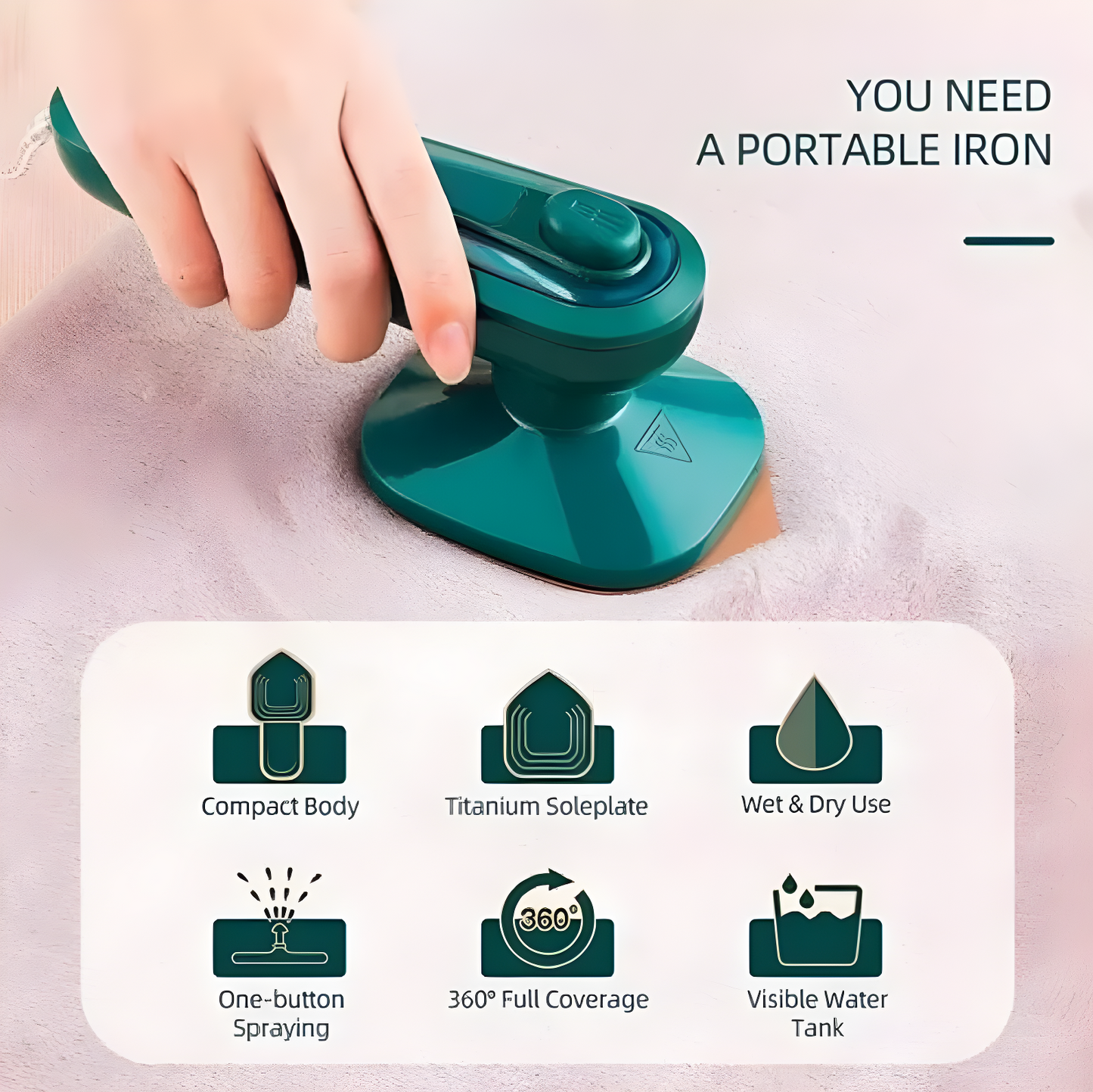 Portable Mini Electric Steam Iron