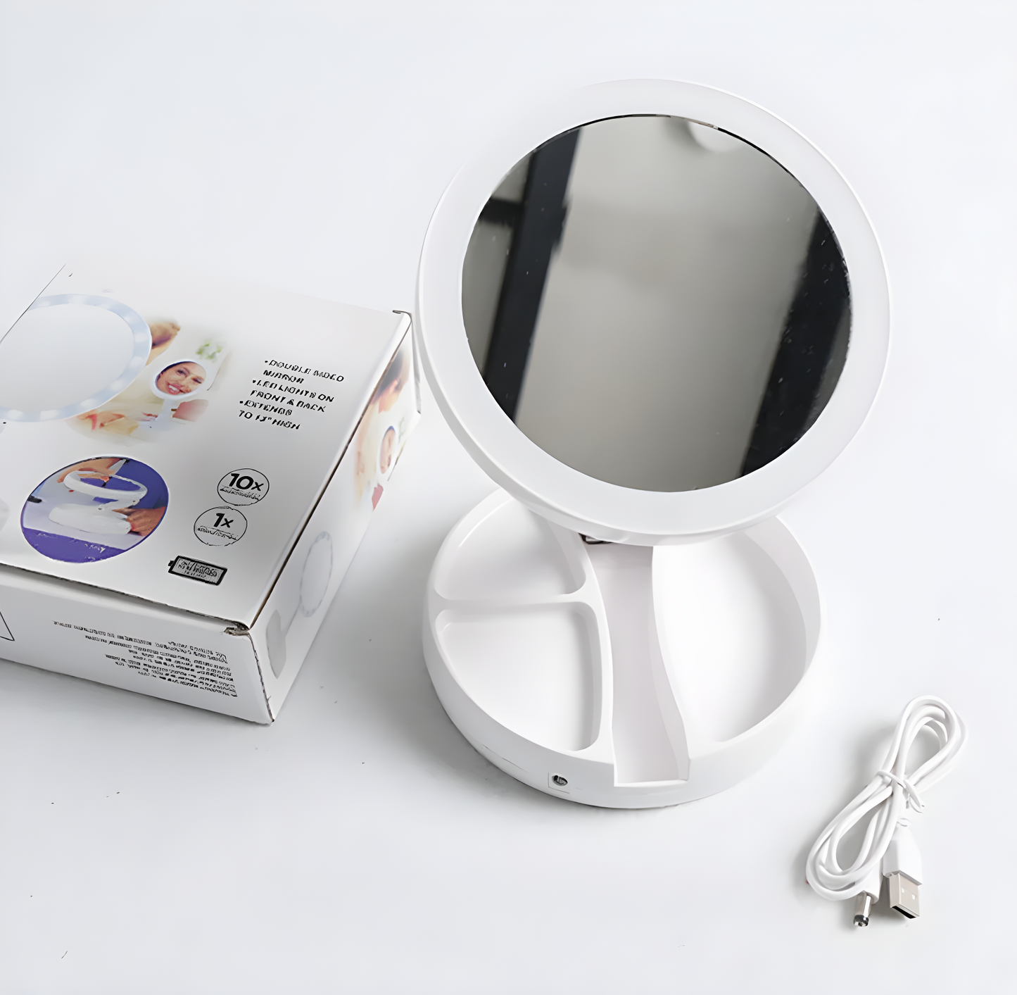 LED Magnification Makeup Mirror 10x