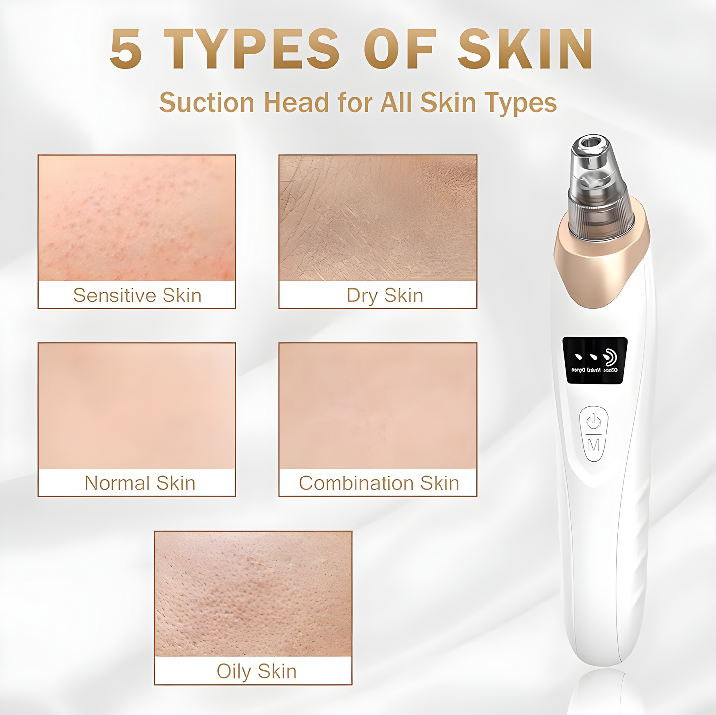 Upgraded Blackhead Remover Vacuum Facial Pore Cleaner