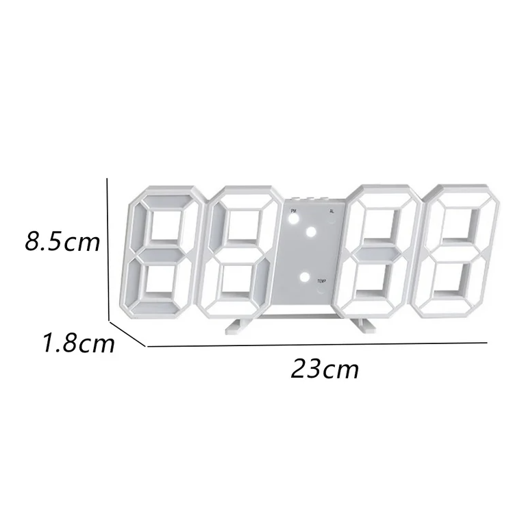 Multi-Functional Modern Design 3D LED Digital Clock