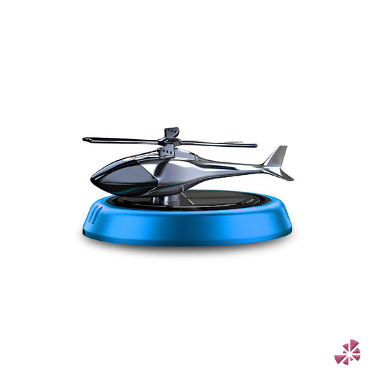 Solar Car Air Freshener Helicopter Auto Aromatherapy Sun