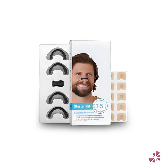 Magnetic Nose Strips, Nasal Dilator Starter Kit