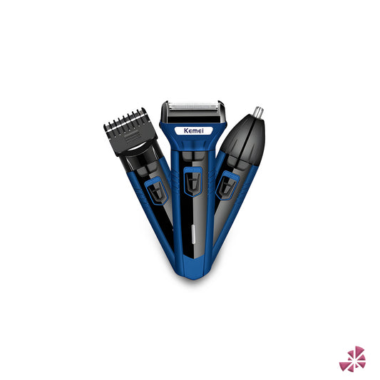 Kemei 3 In 1 Professional Hair Trimmer Kit